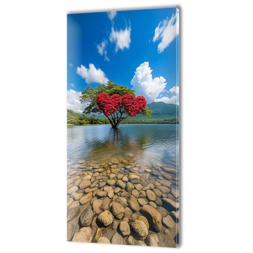 Malen Nach Zahlen Liebe Himmel, Malen Nach Zahlen Kinder, DIY Set Erwachsene Großes XXL, Handgemalt Ölgemälde Leinwand Kit Basteln Erwachsene, Home Deko, Weihnachten, Frauen Geschenk 80x160cm w-5 von Tifnuer