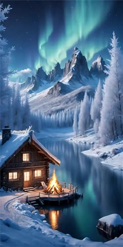 Malen Nach Zahlen Winterschnee Malen Nach Zahlen Kinder, XXL Groß DIY Malen Nach Zahlen Erwachsene Ölgemälde Set, mit 3-Pinseln und Acrylfarbe für Anfänger Geschenke und Home Wand Dekor 70x140cm T-983 Malen Nach Zahlen Winterschnee Malen Nach Zahlen Kinder, XXL Groß DIY Malen Nach Zahlen Erwachsene Ölgemälde Set, mit 3-Pinseln und Acrylfarbe für Anfänger Geschenke und Home Wand Dekor 70x140cm T-983 von Tifnuer