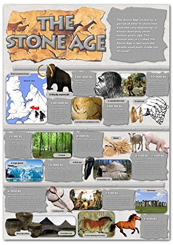 Stone Age Poster – Papier laminiert a2 Stone Age Poster – Papier laminiert a2 von Tiger Moon
