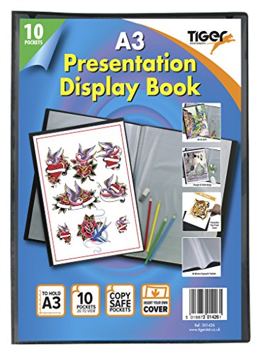 Tiger A3 Sichtbuch / Präsentations-Mappe, schwarz, 10 Hüllen Tiger A3 Sichtbuch / Präsentations-Mappe, schwarz, 10 Hüllen von Tiger