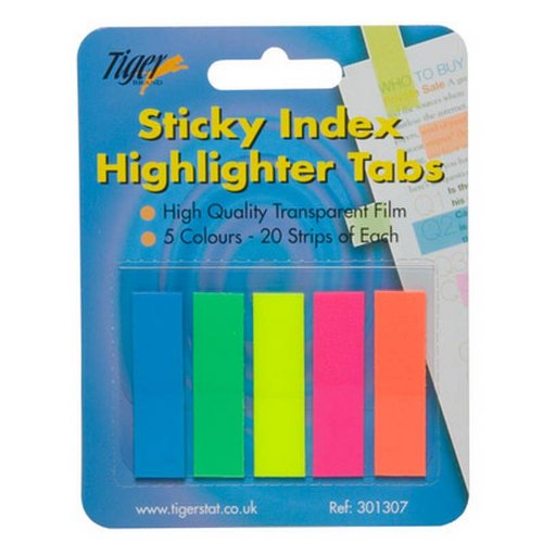 Tiger Sticky Index Textmarker Taben von Tiger