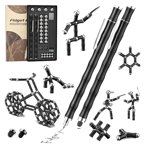 Tigerhu Fidget Pen, Magnetstift Kugelschreiber Personalisierte Geschenke für Männer, Lustige Magnet Stift Geburtstagsgeschenk für Frauen, Anti Stress Spielzeug für Teenager Kinder Vatertagsgeschenk Tigerhu Fidget Pen, Magnetstift Kugelschreiber Personalisierte Geschenke für Männer, Lustige Magnet Stift Geburtstagsgeschenk für Frauen, Anti Stress Spielzeug für Teenager Kinder Vatertagsgeschenk von Tigerhu