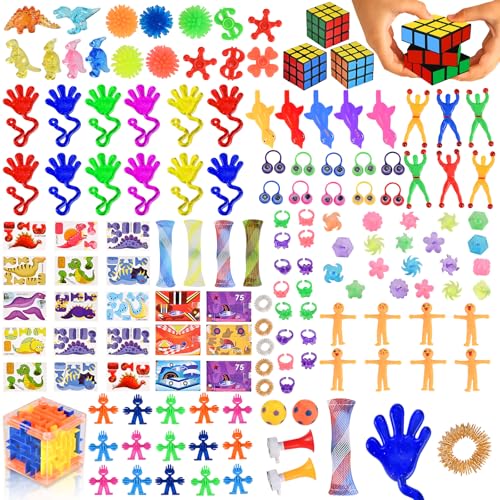 Tigvio 150pcs Mitgebsel Kindergeburtstag Set Fidget Toys, Kleine Gastgeschenke Kinder für Pinata Füllung, Give Aways Kindergeburtstag Geeignet als Kinder Party Spielzeug Tigvio 150pcs Mitgebsel Kindergeburtstag Set Fidget Toys, Kleine Gastgeschenke Kinder für Pinata Füllung, Give Aways Kindergeburtstag Geeignet als Kinder Party Spielzeug von Tigvio