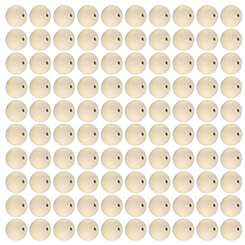 100 Stück 25 Mm Holzperlen Set in Naturholz für DIY -Schmuckherstellung/DIY -Handwerk 100 Stück 25 Mm Holzperlen Set in Naturholz für DIY -Schmuckherstellung/DIY -Handwerk von Tihebeyan