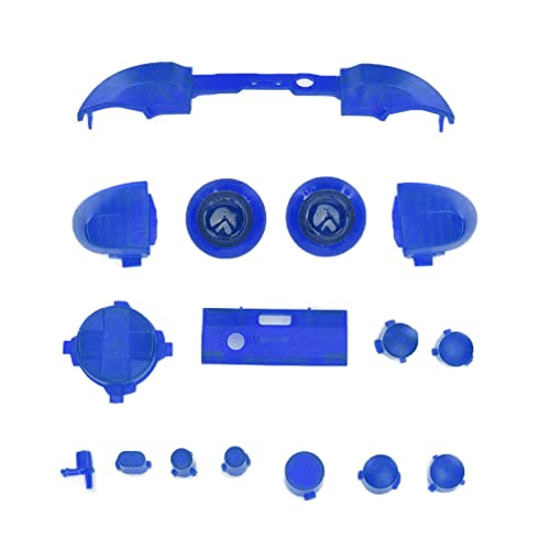 Full Trigger -Tasten -Kit für Series X S Controller, Eindeutige Ersatz -Taste, Verbesserung des Spielerlebnisses (Klares Blau) von Tihebeyan