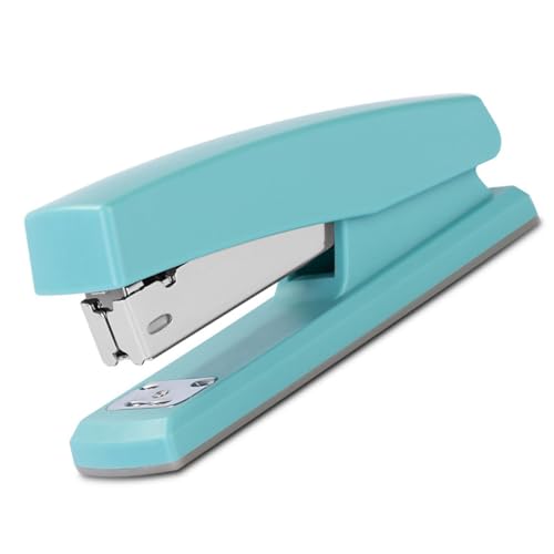 Multifunktionaler Papierhefter 20 Blechkapazität Medium Ergonomisch Einfacher Betrieb für Büro, Hüften (hellblau) von Tihebeyan