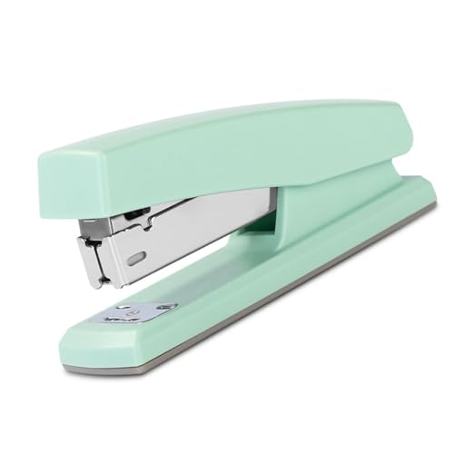 Multifunktionaler Papierhefter 20 Blechkapazität Medium Ergonomisch Einfacher Betrieb für Büro, Hüften (hellgrün) von Tihebeyan