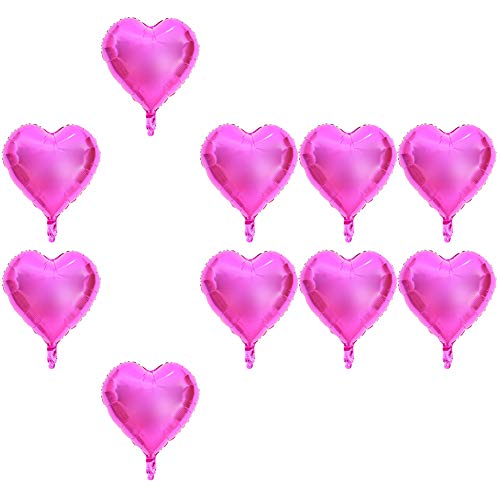 Tihebeyan 18 -Stück Aluminium Aluminiumballons der "" "" "" "" "" "" "" "" "" "" "" "" "" "" "" "" "" "" -Bestneudekoration "in Rosa Gold, Beim Blau-, Rot-, Gelb oder Rosa Rotes A (#8) von Tihebeyan