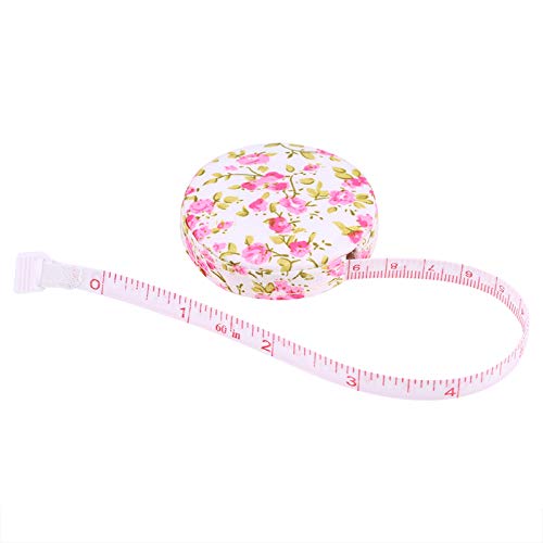 Tihebeyan Body Band -Messung Tapelin: Genau und Einfach zu Bedienen, Messen Sie die Brust, die Taille, die Hüfte und Mehr, Ideal für Ernährungstraining - 1PC 150 Cm (Nr. 5 kleine Blume) von Tihebeyan