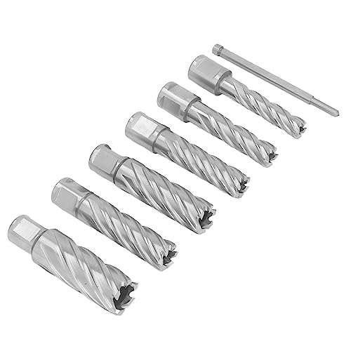 Tihebeyan Carbid Ringular Cutter, 3 Flötenmagierbohrbitset, Einfach zu Installieren, für Stahl, Gusseisen, Aluminiumkupfer Tihebeyan Carbid Ringular Cutter, 3 Flötenmagierbohrbitset, Einfach zu Installieren, für Stahl, Gusseisen, Aluminiumkupfer von Tihebeyan