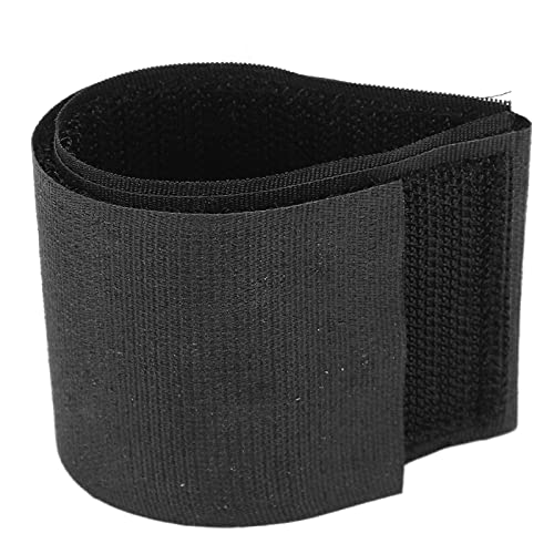 Tihebeyan Haken- und Schleifenbandgürtel Langlebiger Befestigungsgurt für Gepäckfeuerlöscher Einfach Installieren von Outdoor -Werkzeug Schwarzer Polyester 5 X 30 Cm von Tihebeyan