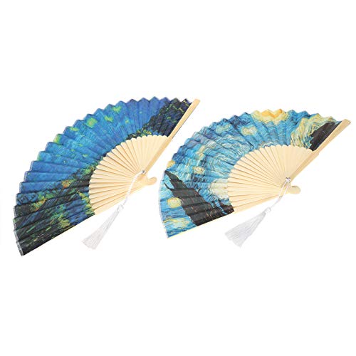 2 Stück Handfächer Faltbare Fächer Faltventilator Fächer, Seidenventilator Chinesischer Fächer Handventilatoren Stoff Chinesische Hochzeitsfächer Stil Hochzeit Aufführung Tanz Faltfächer 2 Stück Handfächer Faltbare Fächer Faltventilator Fächer, Seidenventilator Chinesischer Fächer Handventilatoren Stoff Chinesische Hochzeitsfächer Stil Hochzeit Aufführung Tanz Faltfächer von Tiiyee