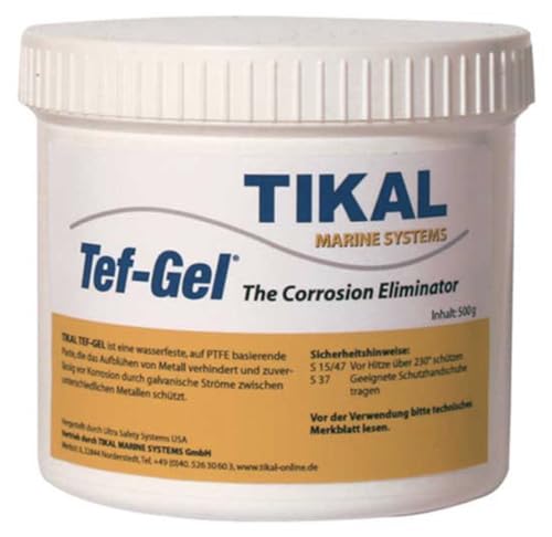 Tikal Tef-Gel / PTFE-Basis / Schraubenpaste | 500GR | Verhindert Korrosion, Schmiermittel von Tikal