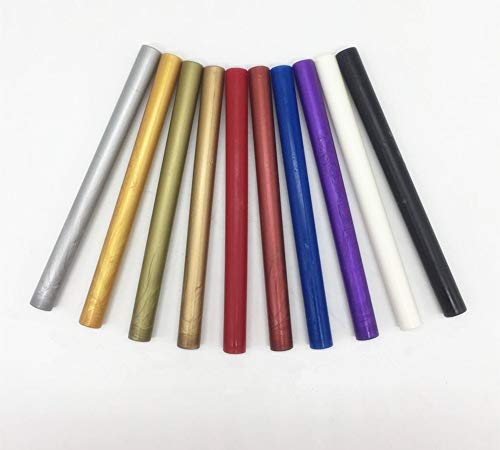 Tikwisdom 10pcs Siegelwachs-Stangen für Heißklebepistole, 10 Farben Tikwisdom 10pcs Siegelwachs-Stangen für Heißklebepistole, 10 Farben von Tikwisdom