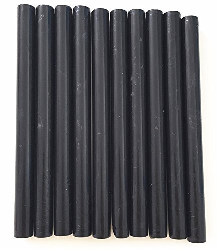 Tikwisdom 10 pcsSiegelwachs-Stangen für Heißklebepistole, Schwarz Tikwisdom 10 pcsSiegelwachs-Stangen für Heißklebepistole, Schwarz von Tikwisdom
