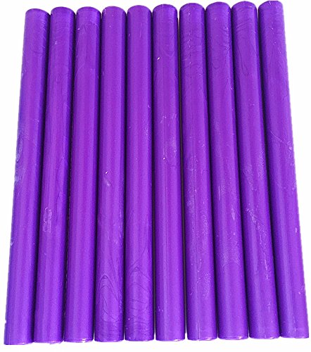 Tikwisdom 10 Stück Vintage-Siegelwachsstifte für Heißklebepistole, Wachssiegel und Briefe/Briefumschläge, violett Tikwisdom 10 Stück Vintage-Siegelwachsstifte für Heißklebepistole, Wachssiegel und Briefe/Briefumschläge, violett von Tikwisdom