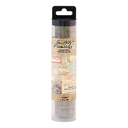 Tim Holtz, Advantus TH93951 Collage Paper Document Halbtransparentes Papier, mehrfarbig von Tim Holtz Idea-ology