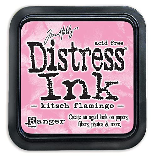 Tim Holtz - Ranger Tim Holtz-Distress Stempelkissen Kitsch Flamingo, 3 x 3 von Tim Holtz - Ranger