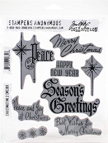 Tim Holtz - Stampers Anon Stempel-Set Cmas #2, Christmastime #2 von Stampers Anonymous