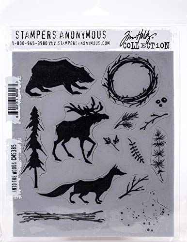 Tim Holtz - Stampers Anon Stempel-Set in Holz von Tim Holtz