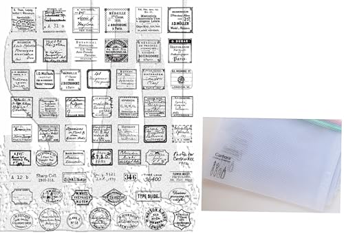 Tim Holtz Stampers Anonymous Curator Haftstempel, CMS493, Carnora Netz-Aufbewahrungstasche Tim Holtz Stampers Anonymous Curator Haftstempel, CMS493, Carnora Netz-Aufbewahrungstasche von Tim Holtz