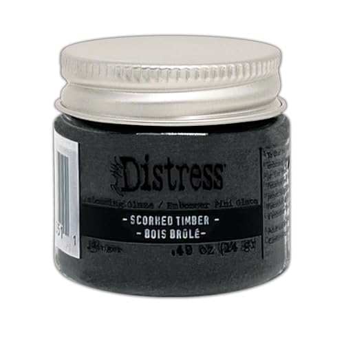 Tim Holtz TDE83511 Ranger Distress Prägeglasur – verbranntes, Gebranntes Holz, 28 g, 3 stück von Tim Holtz