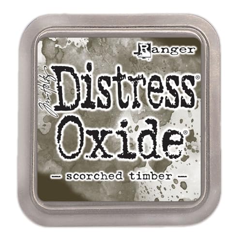 Tim Holtz TDO83467 Ranger Distress Oxide Stempelkissen, verbranntes, Gebranntes Holz, 3 x 3 inch von Tim Holtz