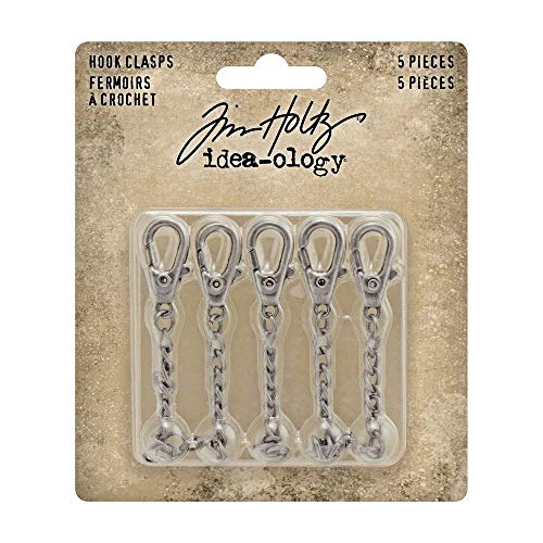 Tim Holtz TH94133 Hakenverschlüsse Basteln und Hobby, Metall, 0, 5 von Advantus