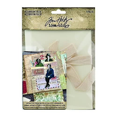 Tim Holtz TH94215 Akkordeon-Folie Basteln mit Papier, Weiß Tim Holtz TH94215 Akkordeon-Folie Basteln mit Papier, Weiß von Advantus