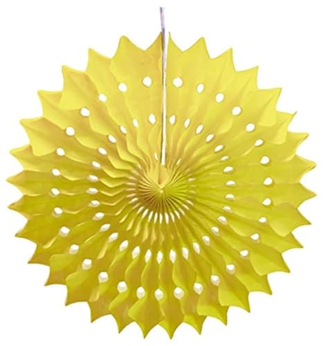 Tim & Puce 50256S Miniventilator, gelb, 20 cm von Party Pro