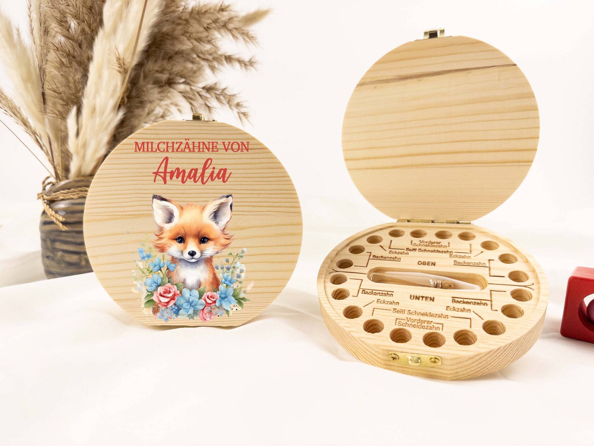 Personalisierte Zahndose Fuchs, Baby, Milchzähne, Milchzahnbox, Aus Holz, Baby Geschenk, Milchzähne, Zahndose Mädchen Personalisierte Zahndose Fuchs, Baby, Milchzähne, Milchzahnbox, Aus Holz, Baby Geschenk, Milchzähne, Zahndose Mädchen von TimberTalesCreations