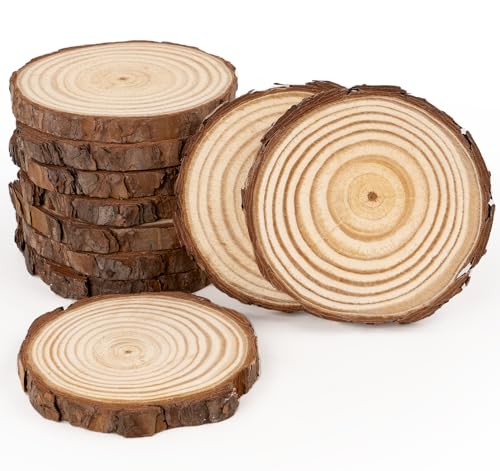Timburst Holzscheiben 20 Stücke, 10-11cm Baumscheiben, ohne LöChern Holzplatte Rund,Holz Scheiben Zum Basteln für Tischdeko, Deko Hochzeit MittelstüCke Weihnachten Dekoration Timburst Holzscheiben 20 Stücke, 10-11cm Baumscheiben, ohne LöChern Holzplatte Rund,Holz Scheiben Zum Basteln für Tischdeko, Deko Hochzeit MittelstüCke Weihnachten Dekoration von Timburst