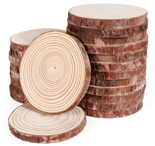 misst 9,10 cmTimburst Holzscheiben 28 Stücke, 9-10cm Baumscheiben, ohne LöChern Holzplatte Rund,Holz Scheiben Zum Basteln für Tischdeko, Deko Hochzeit MittelstüCke Weihnachten Dekoration misst 9,10 cmTimburst Holzscheiben 28 Stücke, 9-10cm Baumscheiben, ohne LöChern Holzplatte Rund,Holz Scheiben Zum Basteln für Tischdeko, Deko Hochzeit MittelstüCke Weihnachten Dekoration von Timburst