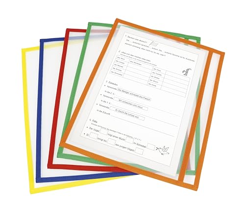 Lern- und Sammeltaschen A4-Plus quer, mit Farbeinfassung, 10-tlg. von TimeTEX