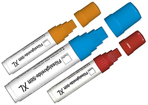 TimeTEX Flüssigkreide-Stift XL - blau - für Tafeln und alle glatten Oberflächen - TimeTEX 62426 - hellblau von TimeTEX