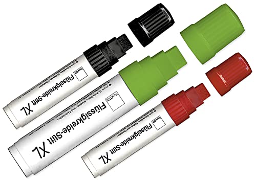 TimeTEX Flüssigkreide-Stift XL - grün - für Tafeln und alle glatten Oberflächen - TimeTEX 62424 - hellgrün von TimeTEX