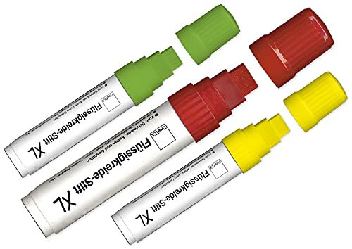 TimeTEX Flüssigkreide-Stift XL - rot - für Tafeln und alle glatten Oberflächen - TimeTEX 62422 von TimeTEX