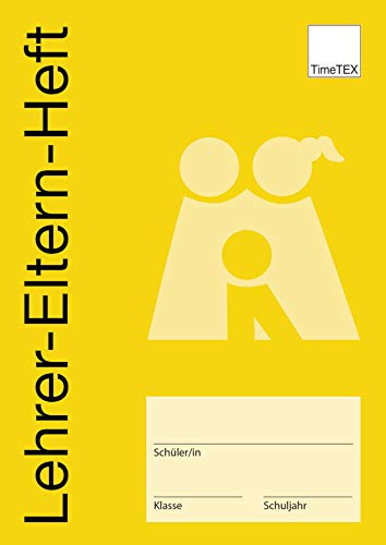 TimeTEX Lehrer-Eltern-Heft - Für Mitteilungen und Entschuldigungen - A5 - Heft - Ocker - 10712 - Muttiheft - Elternheft - Mitteilungsheft von TimeTEX