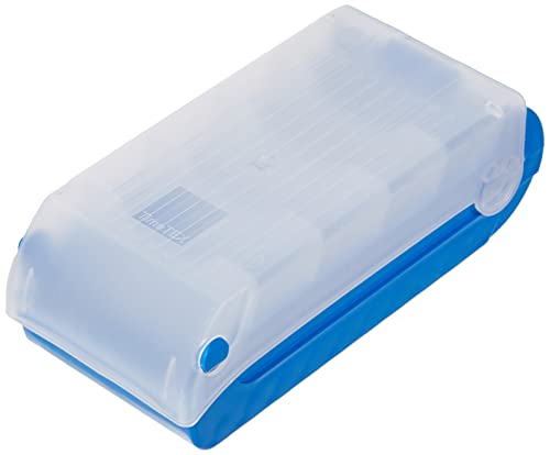 TimeTEX - Karteikasten aus robustem Kunststoff, A8, Halbtransparent mit einschiebbarem Deckel, 5-Fächer-Lernmethode, 20x9x7cm, Farbe: blau TimeTEX - Karteikasten aus robustem Kunststoff, A8, Halbtransparent mit einschiebbarem Deckel, 5-Fächer-Lernmethode, 20x9x7cm, Farbe: blau von TimeTEX