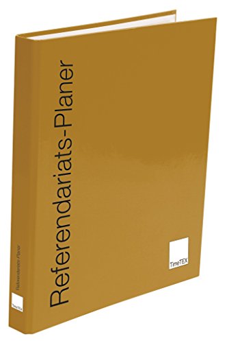 TimeTex Ringbuch-Ordner caramel - geeignet für die Loseblattausgabe des Referendariats-Planers A4-Plus - Ordner ohne Füllung - leer - Planer für Referendare - Lehrerkalender - 10572 von TimeTEX
