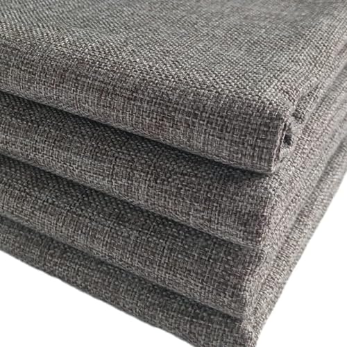 TinaKim Dicker Stuhl-Polsterstoff, Kunstleinen-Stoff, für Sofa, Couch, DIY (Flachs 14, 2 Meter (150 x 200 cm)) von TinaKim