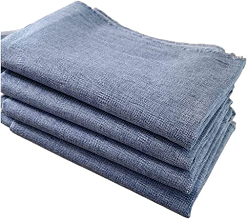 TinaKim Polsterstoff, Leinenstoff, zum Nähen von Sofas, Stühlen (Dunkelblau 21, 1Meter) von TinaKim
