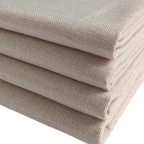 TinaKim Segeltuch-Polsterstoff, Kunstleinen-Stoff, für Couch-Stuhl-Reparatur (Beige 3, 2 Meter (150 x 200 cm)) von TinaKim