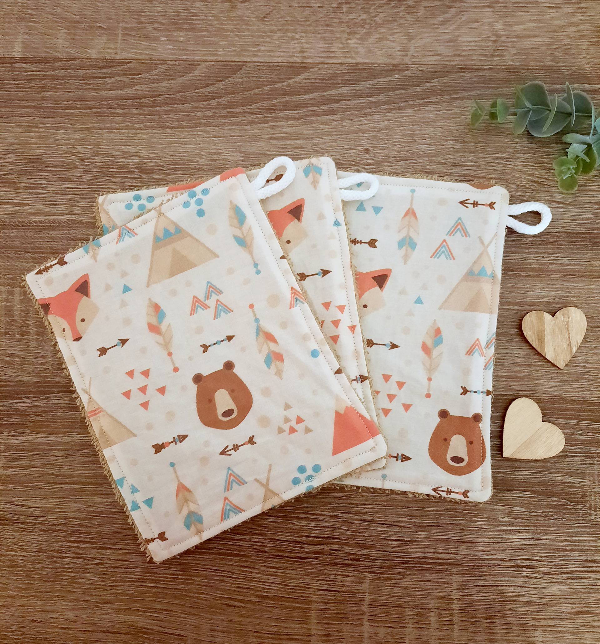 Waldfreunde Waschlappen Set , Frotteewaschlappen, Fuchs Und Bär, Waschlappen, Babywaschlappen, Wieder Verwendbar Nachhaltig Waldfreunde Waschlappen Set , Frotteewaschlappen, Fuchs Und Bär, Waschlappen, Babywaschlappen, Wieder Verwendbar Nachhaltig von TinasCharmelli