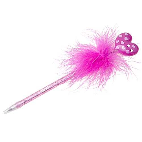 Tinc FPENMAPK Federschreiber, niedlicher und flauschiger Federschreiber mit Herzfigurenaufsatz, Kinder-Kugelschreiber, Rosa Tinc FPENMAPK Federschreiber, niedlicher und flauschiger Federschreiber mit Herzfigurenaufsatz, Kinder-Kugelschreiber, Rosa von Tinc
