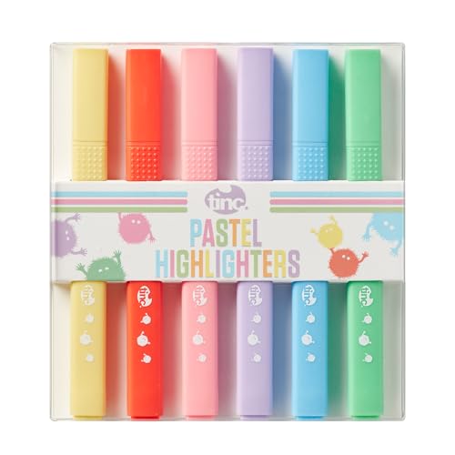 Tinc Pastellmarker, Perfekt für die Schule und Hausaufgaben, Set mit 6 Markern mit Keilspitze, Sanfte Farben für ein flüssiges und präzises Schreiben Tinc Pastellmarker, Perfekt für die Schule und Hausaufgaben, Set mit 6 Markern mit Keilspitze, Sanfte Farben für ein flüssiges und präzises Schreiben von Tinc