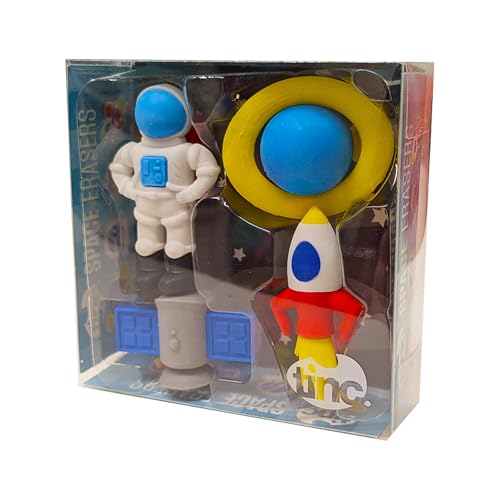 Tinc Space Radiergummis für Kinder – Verwendung in der Schule und Hausaufgaben (S4Spacer) von Tinc