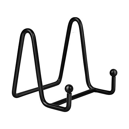 Staffelei Teller Ständer Aufsteller Halter - 1 Stück Eisen Metall Tellerständer Tellerhalter - Dekoteller Halterung - Bilderrahmen Ständer - Bildaufsteller - Staffelei für Bücher - Schwarz - 7,6 cm Staffelei Teller Ständer Aufsteller Halter - 1 Stück Eisen Metall Tellerständer Tellerhalter - Dekoteller Halterung - Bilderrahmen Ständer - Bildaufsteller - Staffelei für Bücher - Schwarz - 7,6 cm von Tincogo