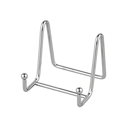 Staffelei Teller Ständer Aufsteller Halter - 1 Stück Eisen Metall Tellerständer Tellerhalter - Dekoteller Halterung - Bilderrahmen Ständer - Bildaufsteller - Staffelei für Bücher - Silber - 7,6 cm Staffelei Teller Ständer Aufsteller Halter - 1 Stück Eisen Metall Tellerständer Tellerhalter - Dekoteller Halterung - Bilderrahmen Ständer - Bildaufsteller - Staffelei für Bücher - Silber - 7,6 cm von Tincogo
