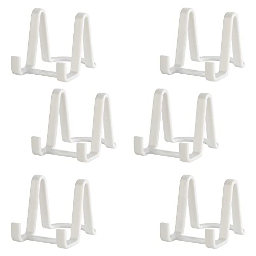 Tincogo 6 Stück Tellerständer Tellerhalter aus Kunststoff - Plastik Staffelei Ständer für Teller, Bilderrahmen, Foto, Kunst - Höhe 3 Zoll (7,5 cm) - Weiß Tincogo 6 Stück Tellerständer Tellerhalter aus Kunststoff - Plastik Staffelei Ständer für Teller, Bilderrahmen, Foto, Kunst - Höhe 3 Zoll (7,5 cm) - Weiß von Tincogo